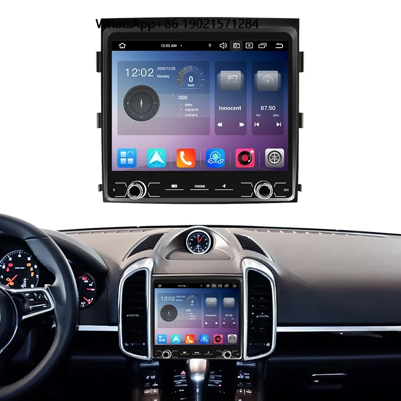 

8.4 Inch Android 12.0 Car DVD Player 8 Core Touch Screen 4+64/8+128 Carplay GPS Navigation Cayenne 2011-2017 Dashboard Placement