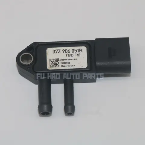 VW 제타 이오스 아우디 A4 A5 A6 A7 A8 Q5 Q7 포르쉐 카이엔 시트 레온 스코다 옥타비아용 배기 압력 센서, 07Z906051B 059906051A