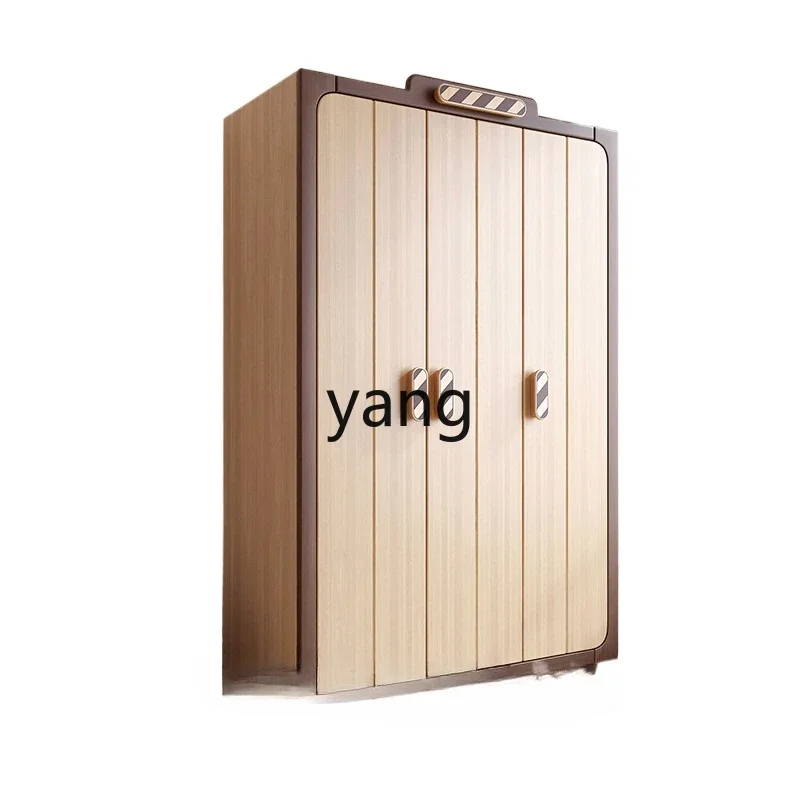 

LH wardrobe full solid wood red oak bedroom household small apartment storage wardrobe