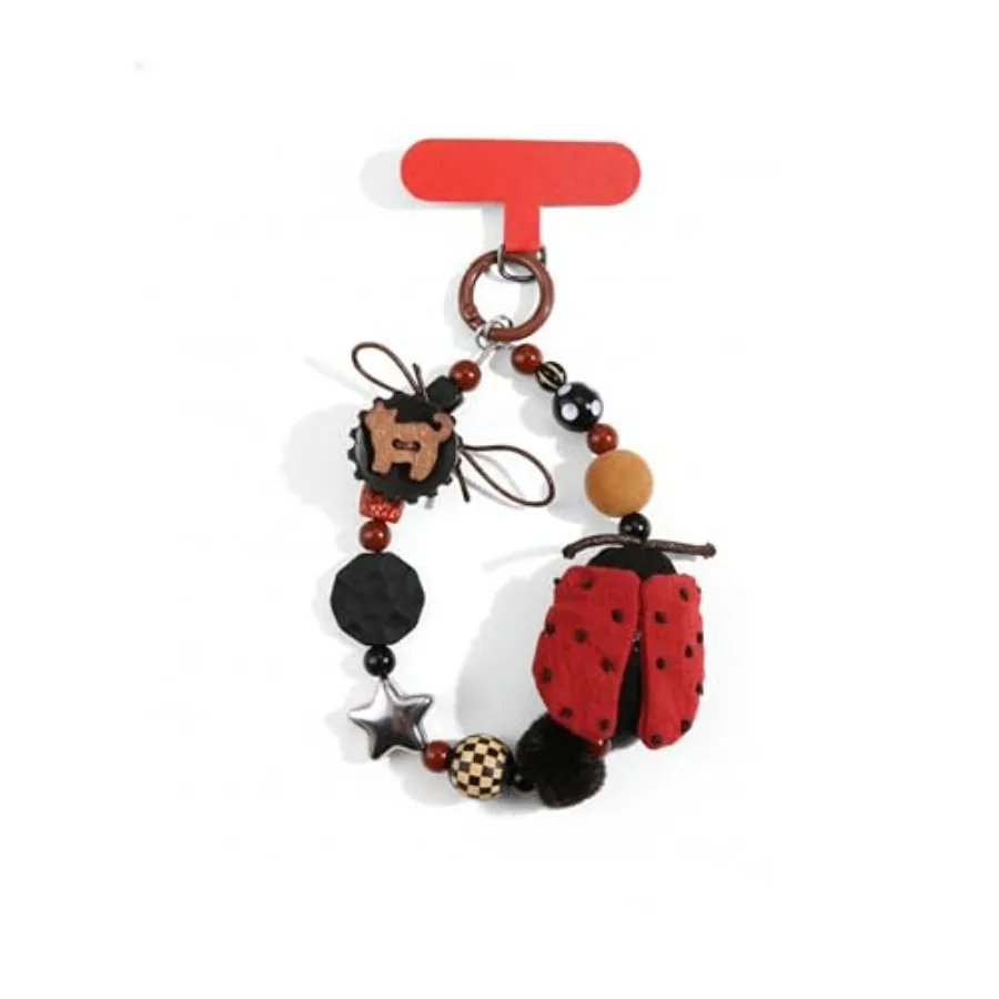 

Detachable Anti Theft Strap Beaded Phone Charm - Hands-Free Phone Wrist Strap for Women - Phones Chain Wristlet - Suitable for