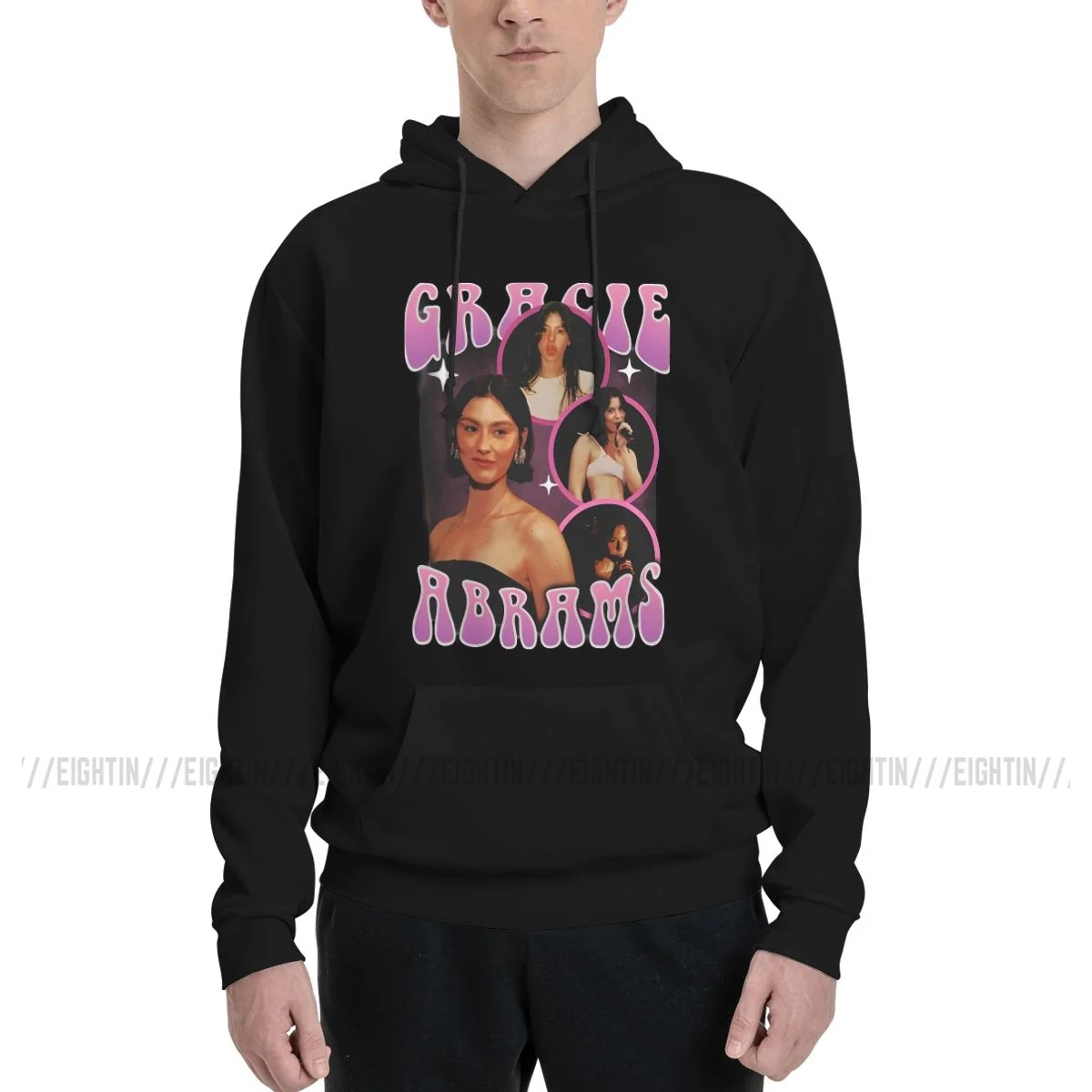 

Unique Hoodies Couple Thin Fleece Sweatshirt Men's Gracie Abrams -- Vintage Cotton Hooded Sweatshirt Comfortable Pullovers