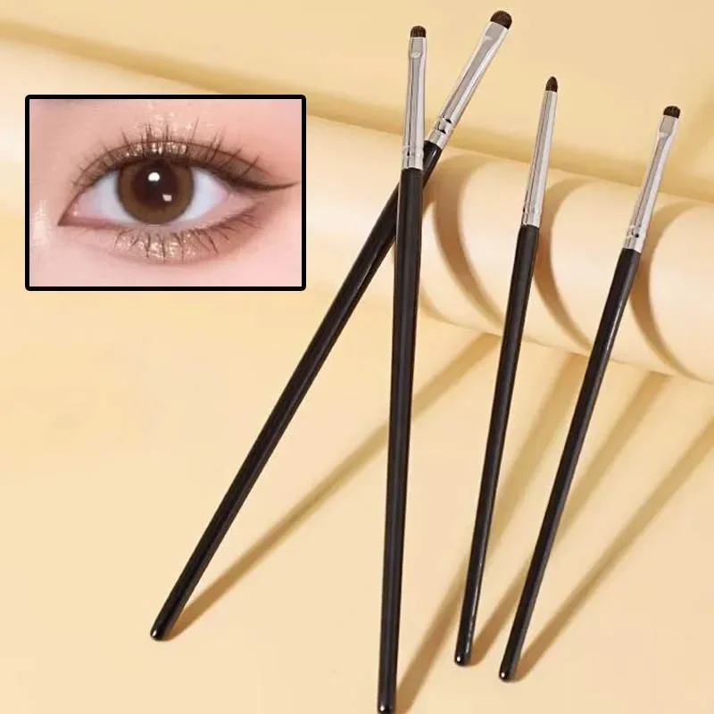 Detial Make-up-Pinsel, tragbarer Lidschatten, Textmarker-Pinsel, weicher Eyeliner, Concealer-Pinsel-Set, feiner Lipliner, kosmetische Werkzeuge