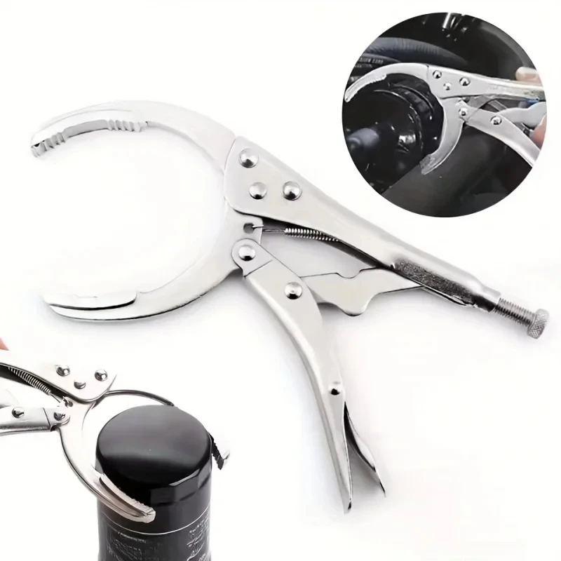 Multi-Function Engine Oil Filter Wrench Car Disassembly Tool Repair Clamp Filter Wrench Oil Grid Wrench Oil Change Adjustable