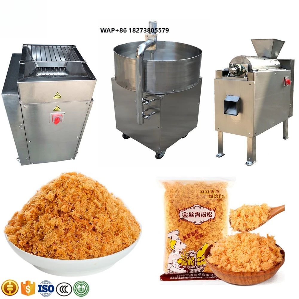 High Efficiency Pork Meat Floss Processing Cooked Meat Flossing Machine Meat Floss Making Machine
