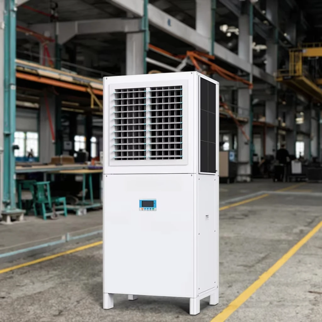 Energy-Saving Evaporative Cooling Cabinet Industrial Floor-Standing Air Conditioner Motor Engine Explosion-Proof for Workshop