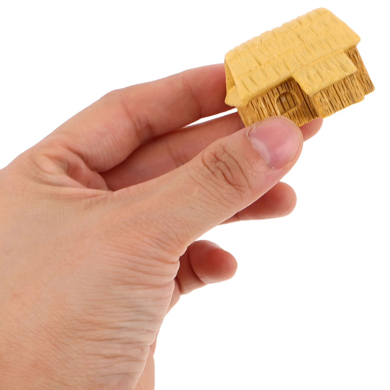 5 stücke Miniatur Harz Haus Micro Landschaft Cottage Bauernhaus Dekor Für Fee Garten Bonsai Terrarium Diy Hause Dekorationen Mini