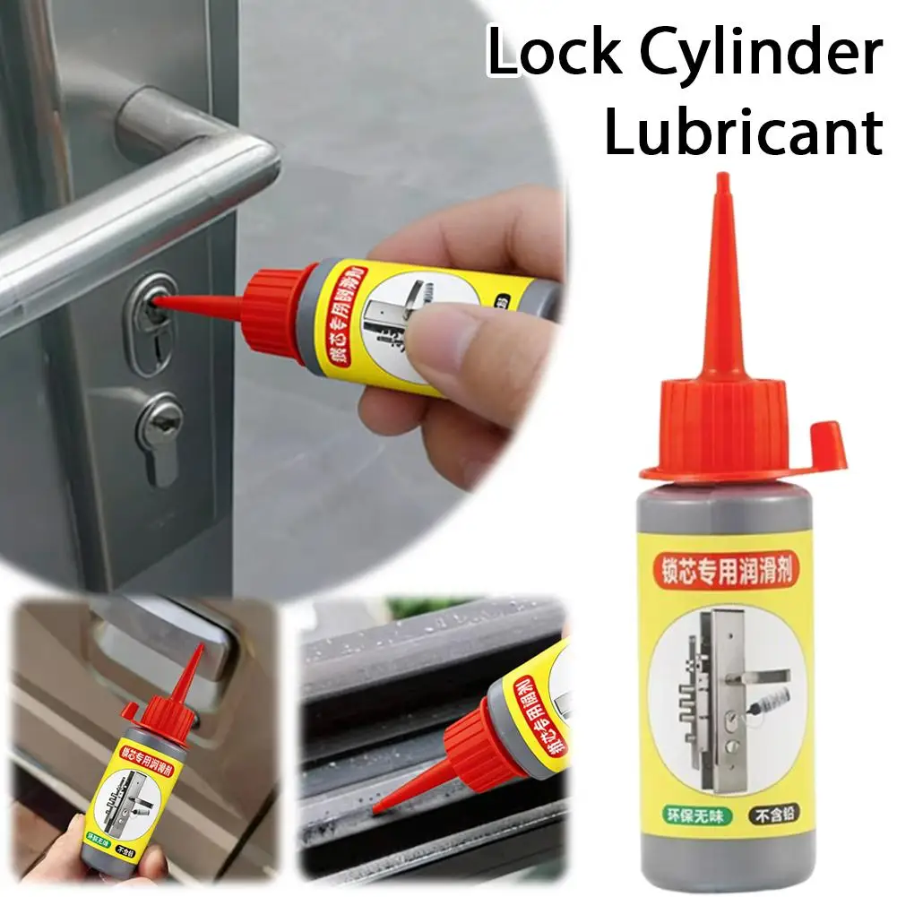 1/2 Stück Schließzylinder-Graphitschmiermittel Pulver Langlebiges Rostschutz- und Widerstandsschmiermittel für festsitzende Türschlösser für Auto & Fenster – Detail 4