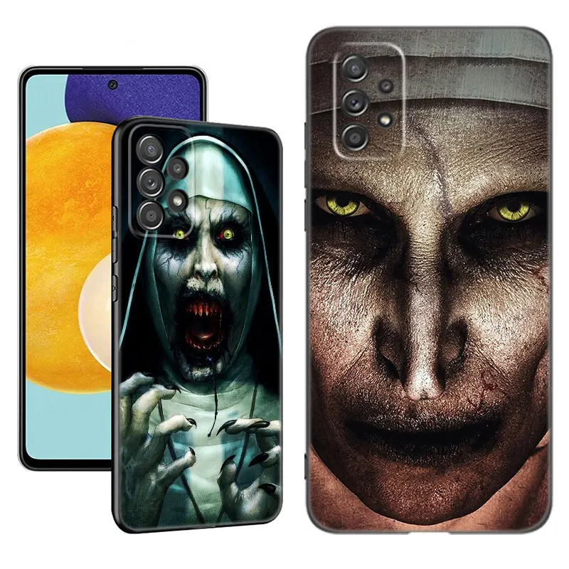 The Nun Valak Horror Phone Case For Samsung A13 A22 A24 A32 A23 A25 A34 A35 A52S A53 A54 A55 A73 5G A12 A14 A15 A31 A33 A50 A51