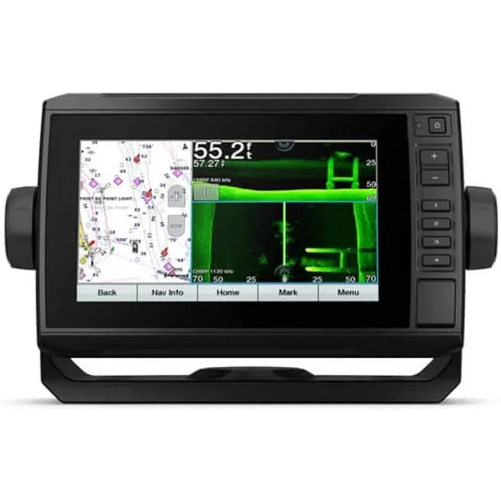 

ECHOMAP UHD 74SV, 7" Keyed-Assist Touchscreen Chartplotter with U.S. BlueChart G3 and GT54UHD-TM Transducer