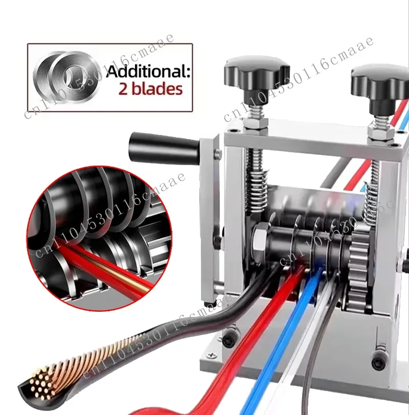 

Fast Scrap Wire Stripper Machine Rust-Proof Blades Perfect for Recycling Copper Wires 0.5-60mm² Capacity Cable Peeler