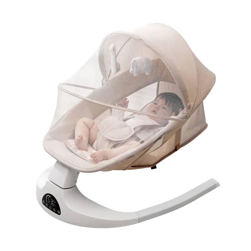 Soothing rocking chair baby sleeping cradle sitting and lying down non adjustable