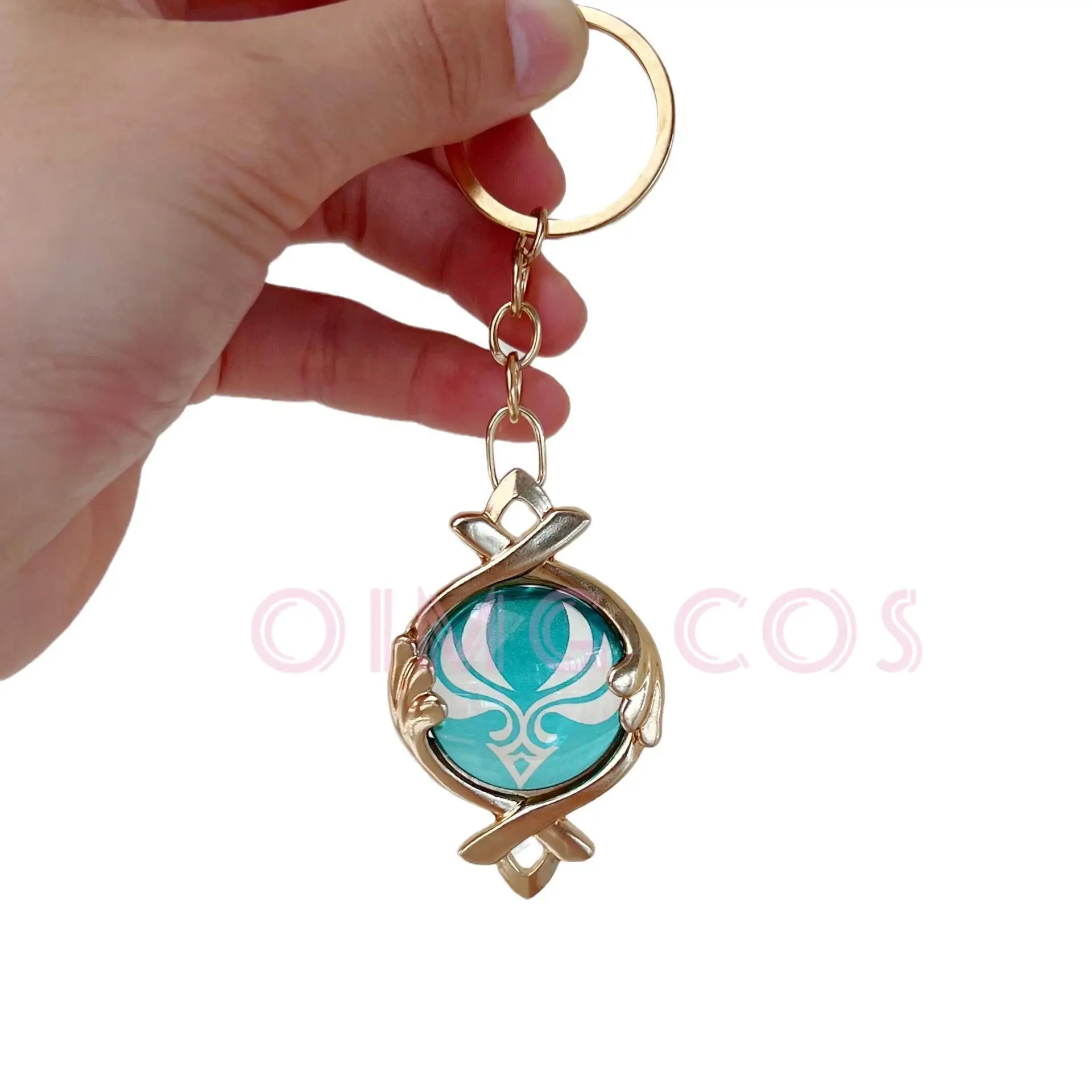 Genshin Impact Eye of God Translucent Plate Model Pendant Keychain Pendant