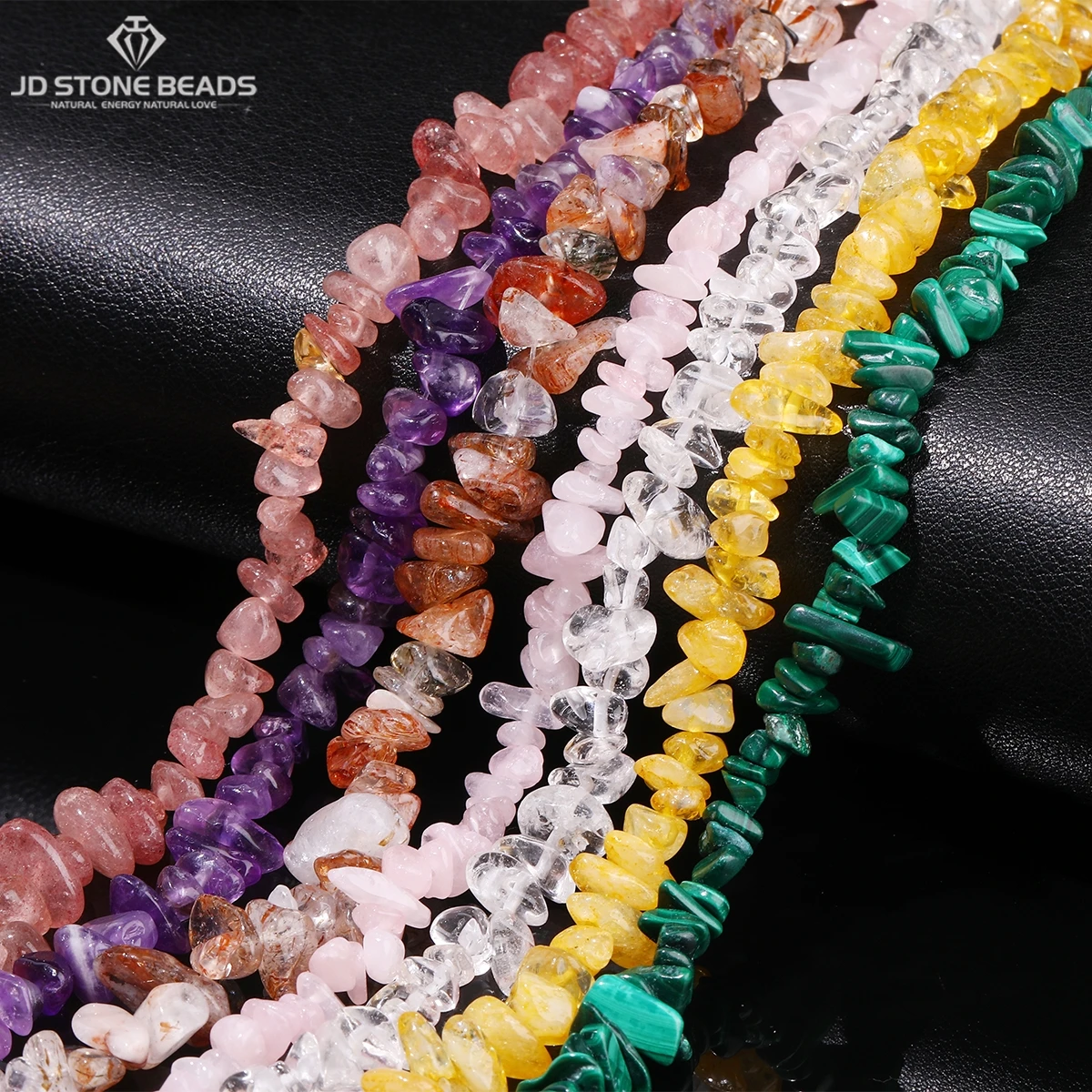 

16" Inch Natutal Stone Amethyst Citrine Gravel Beads 5-8mm Freeform Chips For Jewelry Making Diy Bracelet Necklace Accessories