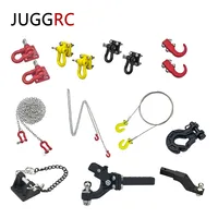 1/10 Scale Accessories Metal Tow Hook Trailer Rope Chain Trailer shackle for RC Crawler Car Axial SCX10 TRX4 Tamiya CC01
