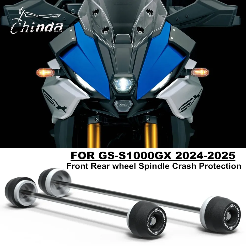 For Suzuki GSX-S1000 GX GSX S1000 GX GSX S1000GX 2023 2024 2025 Motorcycle Front & Rear Axle Fork Crash Sliders Wheel Protection