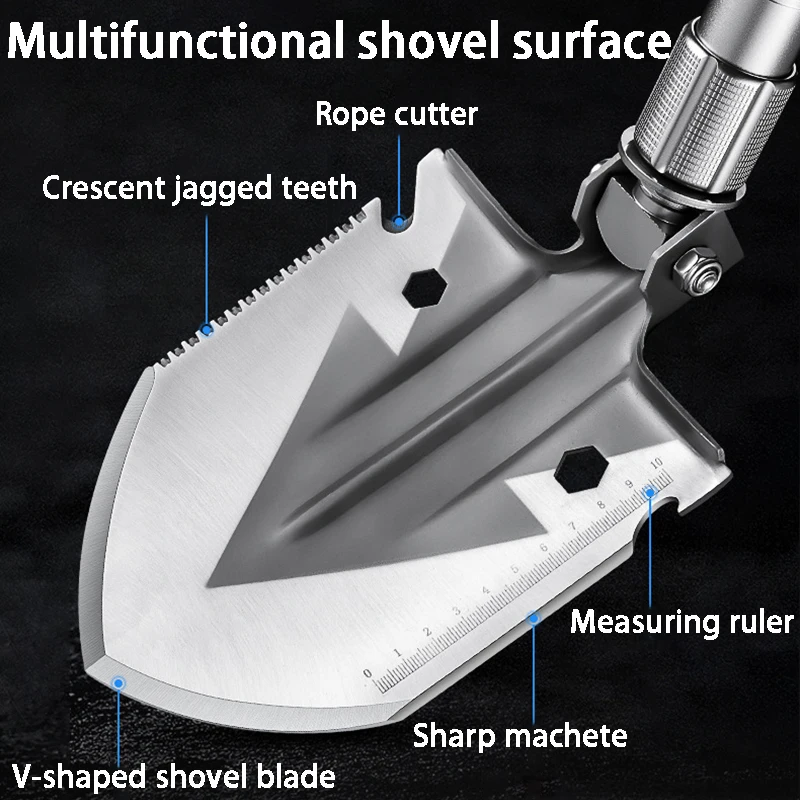 

Folding Shovel Outdoor Vehicle Mounted Engineer Shovels Tourism Camping Survival Spade Garden Hand Tools