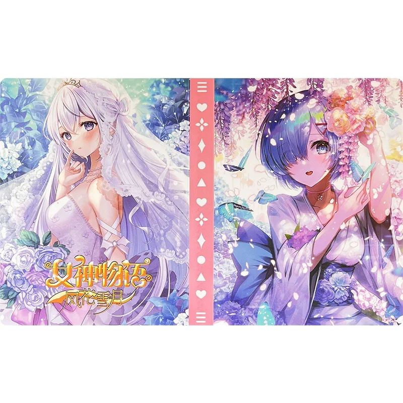 Libro de colección de tarjetas de Anime de dibujos animados para chica Sexy, Carpeta de soporte de cuentos de diosa, libro de álbum de tarjetas de