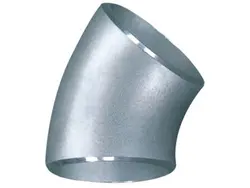 25 32 38 45 48 57 76 89mm Pipe OD 304 Stainless Steel 45 Degree Elbow Butt Welded Pipe Fitting Industrial
