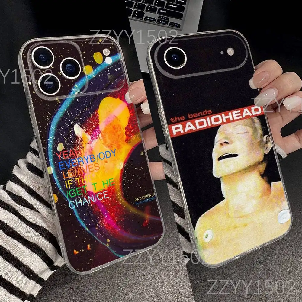 Etui na telefon R-RadioheadS In Rainbows do iPhone 17,16,15,14,13,12,11 Pro,Max,Plus,X,XS,XR,SE4,E Mini Transparent Soft