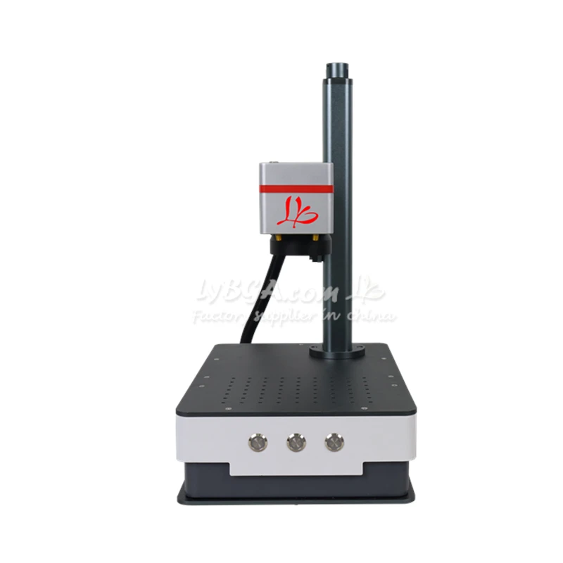 LY Mini Fiber Laser Marking Support Rotation 4th Axis 100W 50W 30W 20W Metal Engraving Milling Machine for PVC Plastic Steel