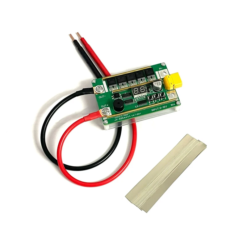 1Set 99-Level Handheld Portable 12V 18650 Lithium Battery Spot Welder​ with Digital Display 60x90mm Mainboard for RC Airplane