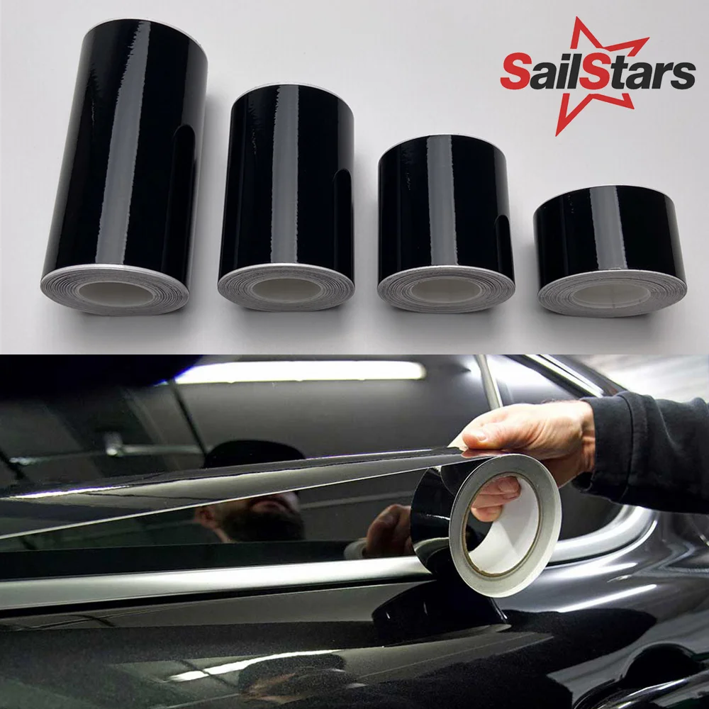 

Глянцевая черная виниловая пленка 3/5/7/10 см, устойчивая к царапинам, для оклейки автомобиля, наклейки на окна, декоративная пленка для аксессуаров автомобиля, для интерьера, капота, крыши, стоек