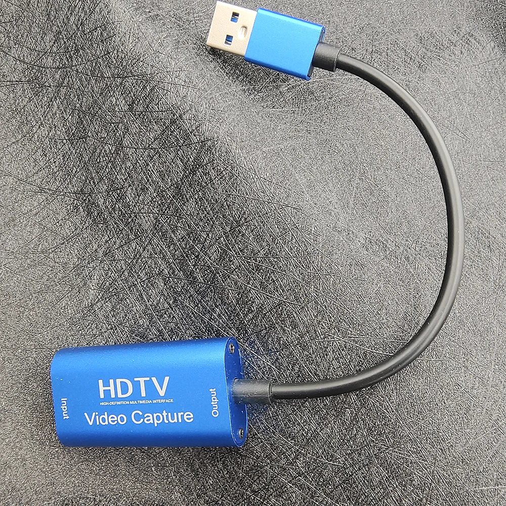 Портативная Карта видеозахвата HD 1080P, совместимая с HDMI, USB 3,0, видеозахват для ПК, игровой камеры, записи, прямой трансляции