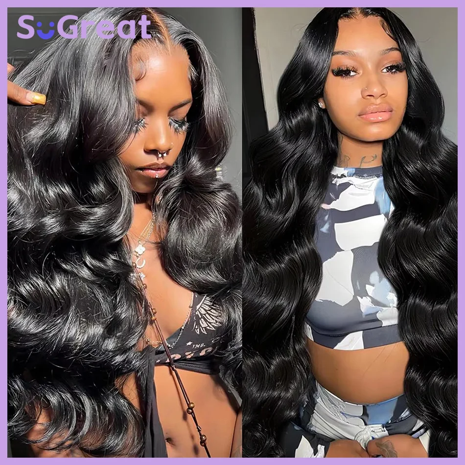 

SoGreat Натуральные Объемные Волны Парики Человеческих Волос 5x5 Hd Кружевная Застежка Свободная Объемная Волна 4x4 Застежка Парик Человеческих Волос Черный Парик Бразильский