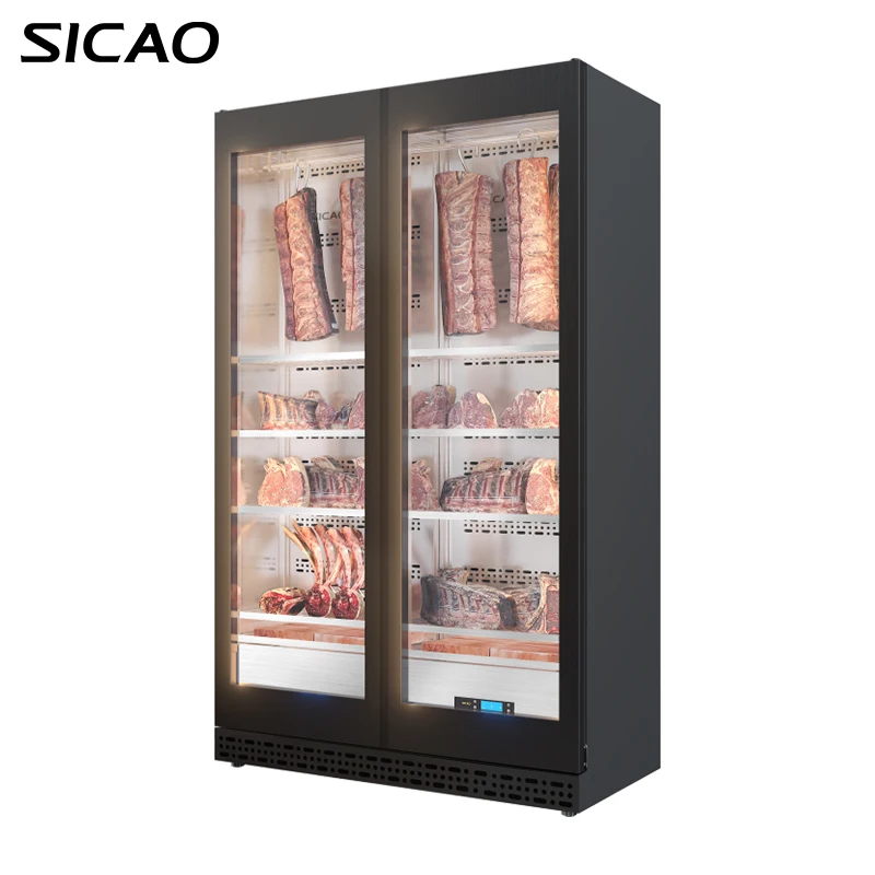 SICAO High End Professional Customized Dry Aged Meat Fridge Commercial Large Capacity Fast Delivery Dry Aging Refrigerator