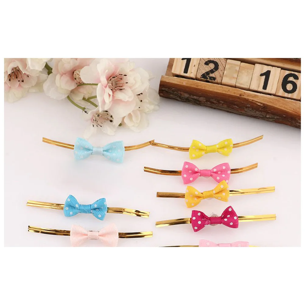 

20pcs Baking Packing Ribbon Candy Bag Sealing Ties Tie Ribbon Festive Wrapping Decor Gift Labels Coordinating Christmas Wrapping