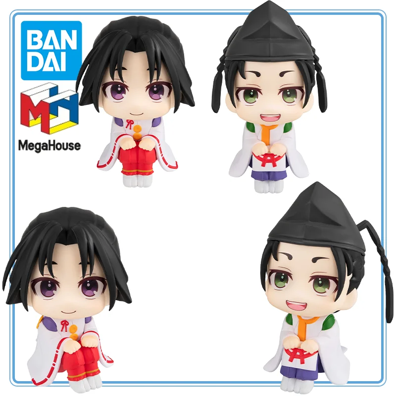 

BANDAI MegaHouse Original Look Up Nige Jouzu No Wakagimi Houjou Tokiyuki - Suwa Yorishige Anime Cartoon Garage Kit Gifts Toys