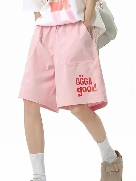 

Dopne orts Men's Summer 2025 Thin Qui Dry Beach Pants Loose Straight Leg Five-Quarter Length Sports Faion Casual orts