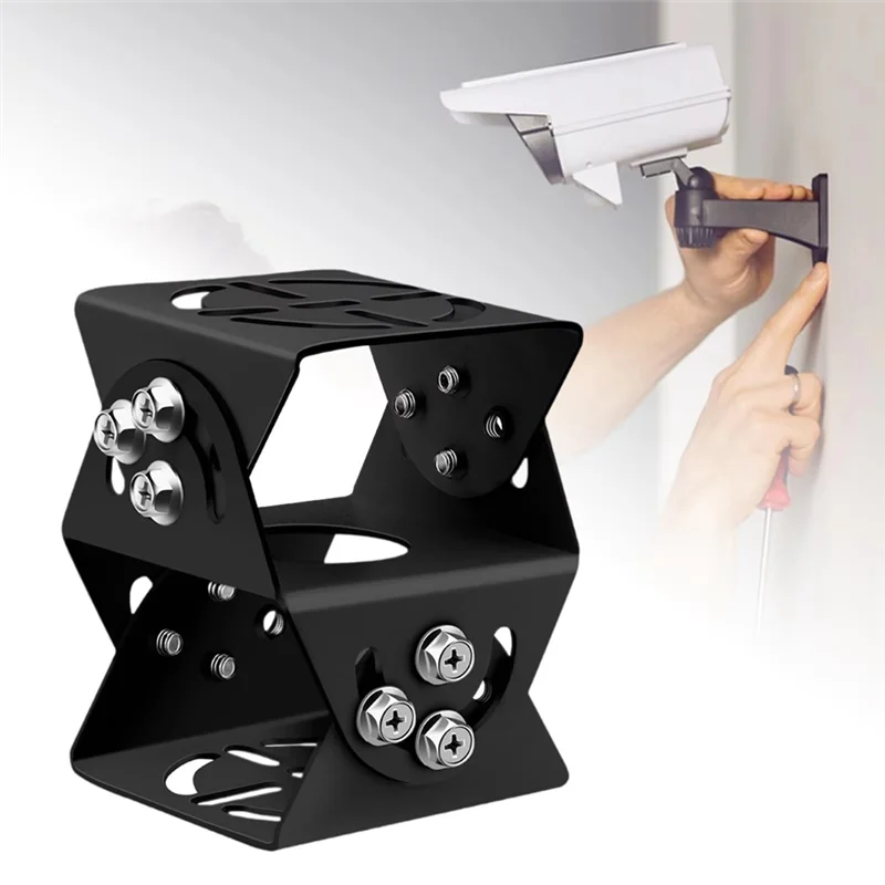 ABKN-Universal Security Camera Joint Mount Duty Easy Installation Camera Holder Metal Base For Indoor Outdoor Household Hotel