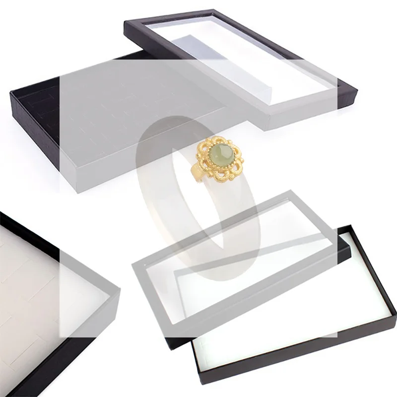 

[HS]1Pc 36 Slots Earring Display Case Fashion Jewelry Organizer Tray Ring Box Storage Holder for Women Daily Use