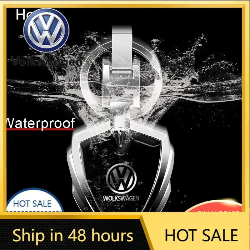 

Styling Mouldings For Volkswagen VW Fashion 3D Metal Car Logo Key Chain Keyring Auto Interiors Accessories For Volkswagen VW Rli