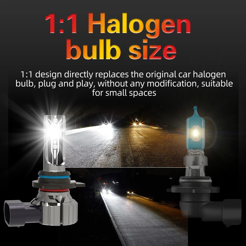 2 stücke HIR2 Led Scheinwerfer Canbus 9012 PX22d Birne Licht Lampe Für Toyota Chr Yaris Auris Rav4 Aygo B4 iQ Corolla AVENSIS T27 Verso S – Detail 3