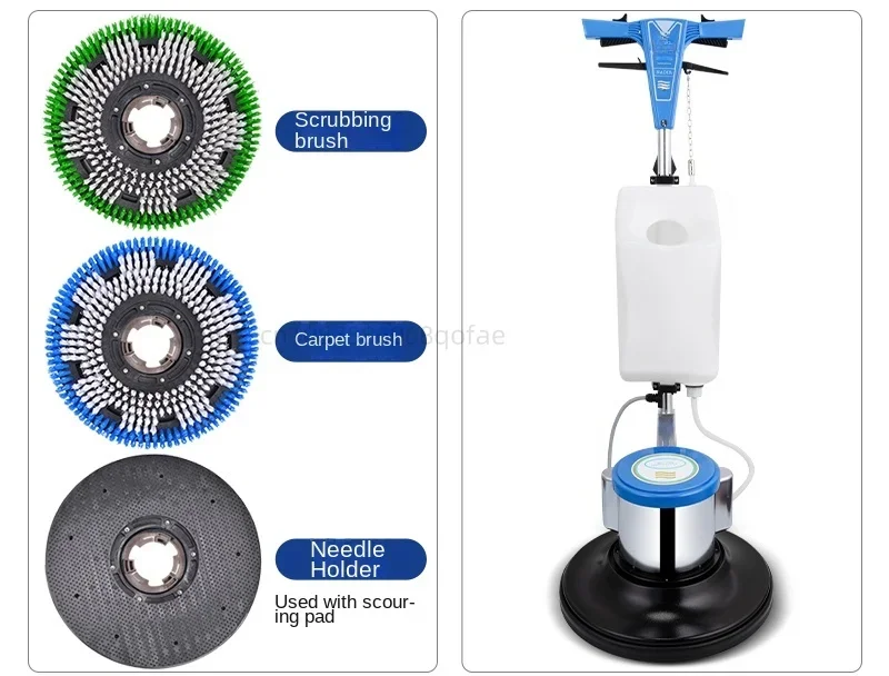 Factory Hotel Carpet Cleaning Waxing Brush Grinding Scrub Tool  1200w FloorPolishing Machine Push  Wiper Home Commercial