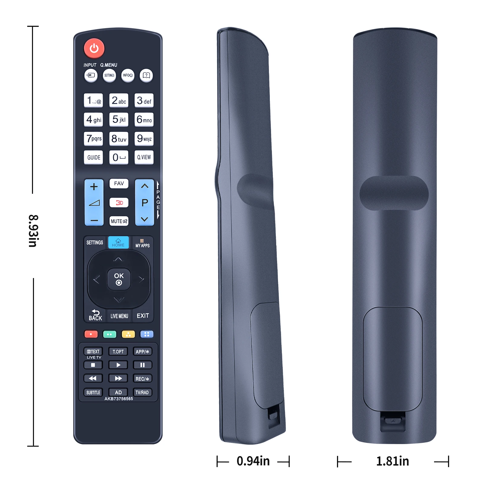 New AKB73756565 Remote Control For L/G Smart TV 42LB650V 50LB650V 60LB650V