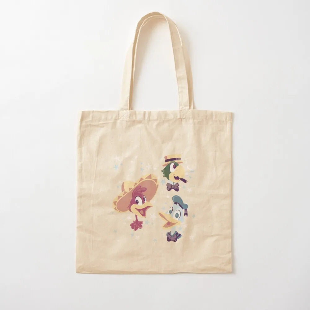 

Los Tres Caballeros Tote Bag shopper bag women custom tote bag Canvas Tote