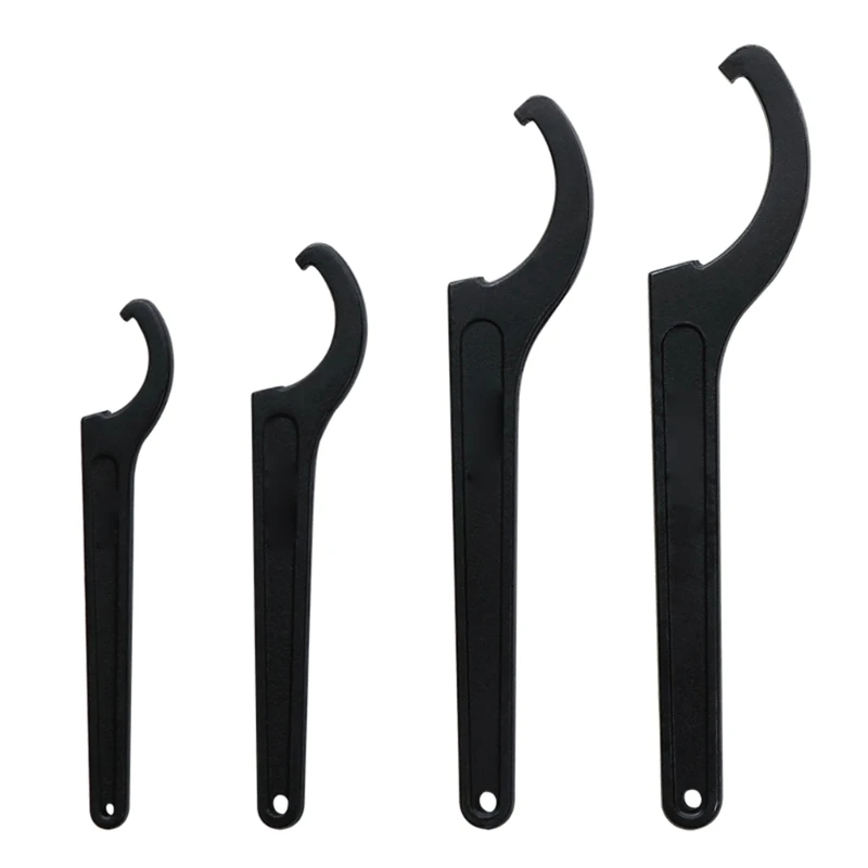 Round Nut Hook Spanner Mill Holder Half Moon Wrench 22-26 28-32 34-36 38-42 for Motorcycle Spanner Wrench Hand Tool