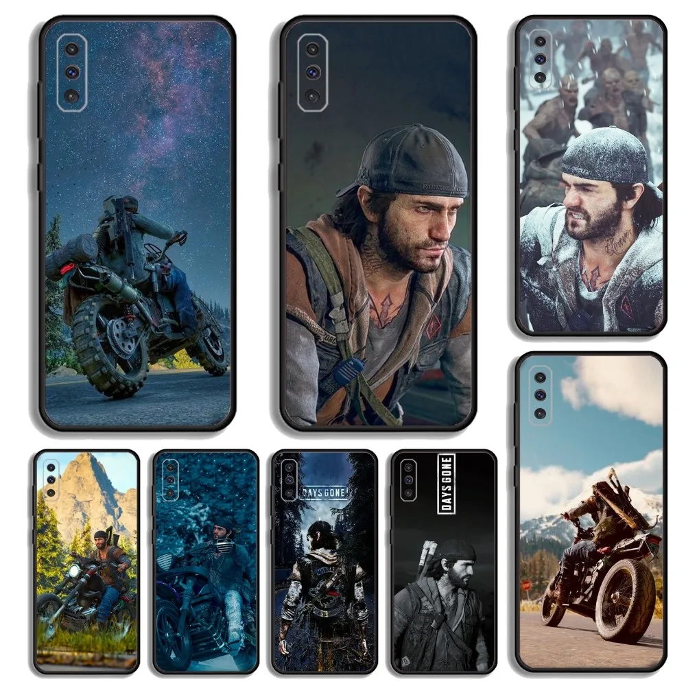 Game D-Days Gone Phone Case For Samsung S23,23,22,30,21,10,9,Note20 Ultra,Lite,Ultra,5G,Plus,FE,Black Soft Case