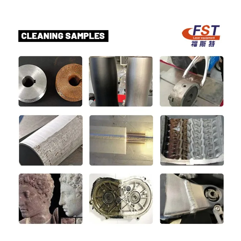 High Quality 6000W Laser Cleaning Machine Handheld Paint Metal Rust Removal Machine for Car