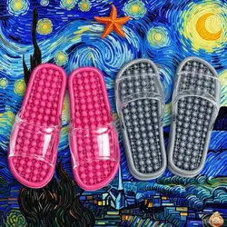 Acupressure Massage Slippers for Women - Non-Slip Bathroom Indoor Summer Foot Unisex Massage Slippers Indoor Men's Bath Slippers