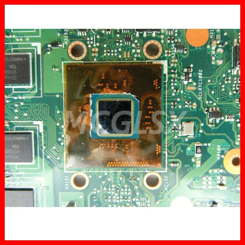 E202SA Mainboard For ASUS E202S E202SA Laptop Motherboard With N3050/N3060/N3700/N3710 CPU 2G/4G RAM 100% Tested  OK