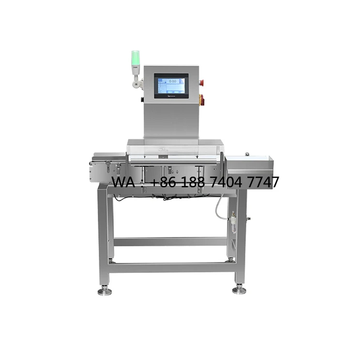 Small Digital Checkweigher for Machinery Parts with Air Blowing Rejector