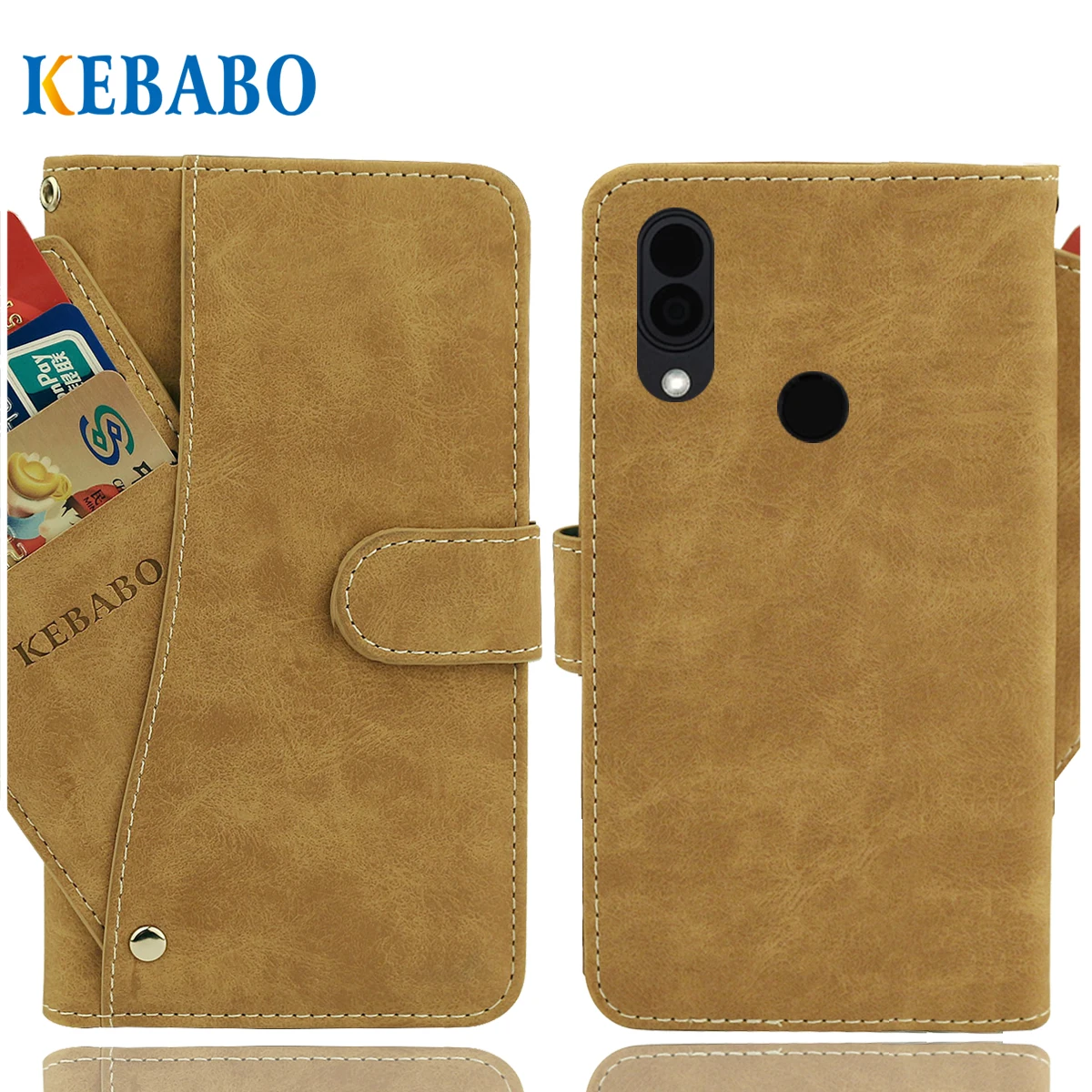 Vintage Leather Wallet Caterpillar Cat S32 S52 S62 Case Flip Luxury Card Slots Cover Phone Protective Cases Bags