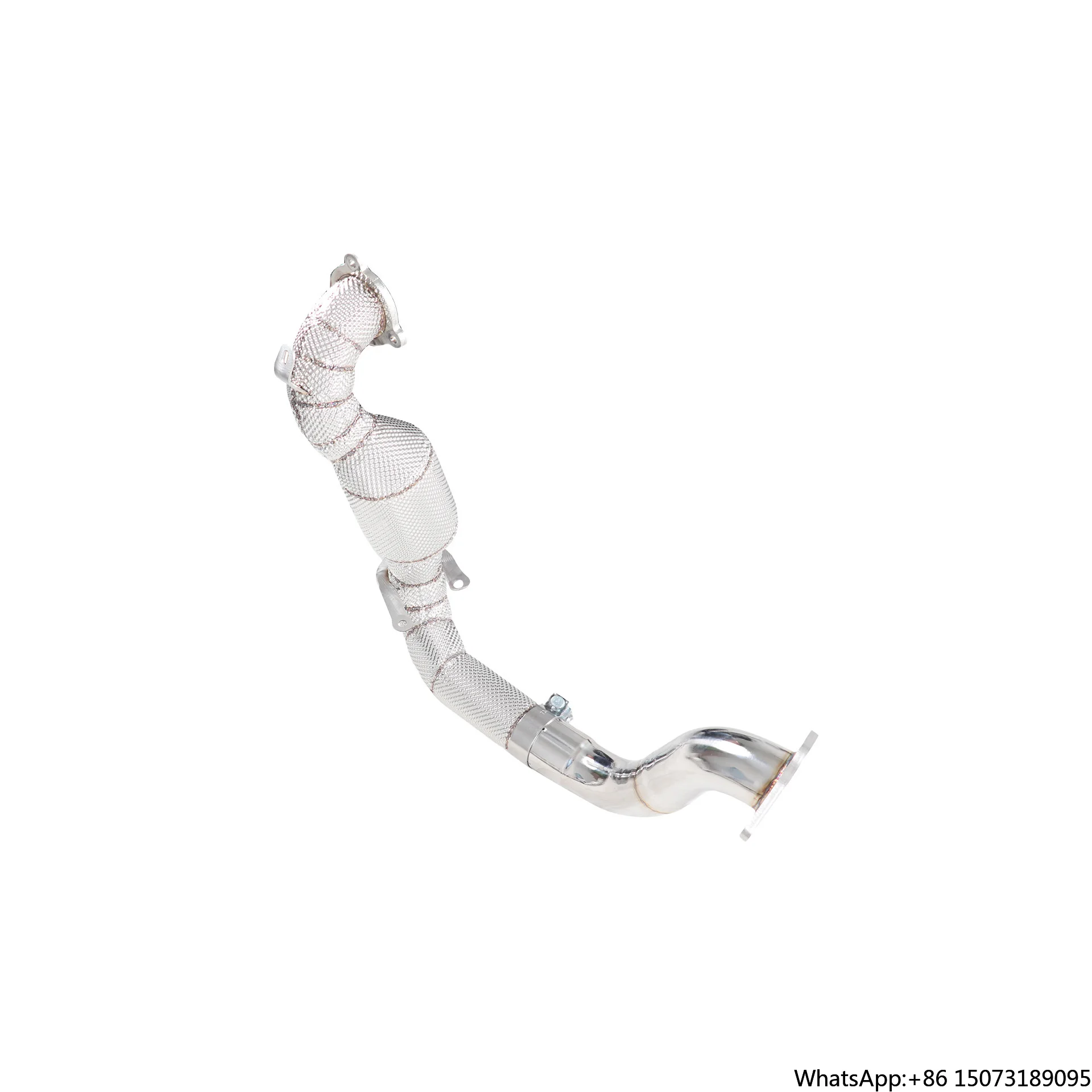 

High Flow Exhaust Pipes for A35 CLA35 GLB35 GLA35 2.0T 2020-2021 Stainless Steel Auto Part Catted Downpipe