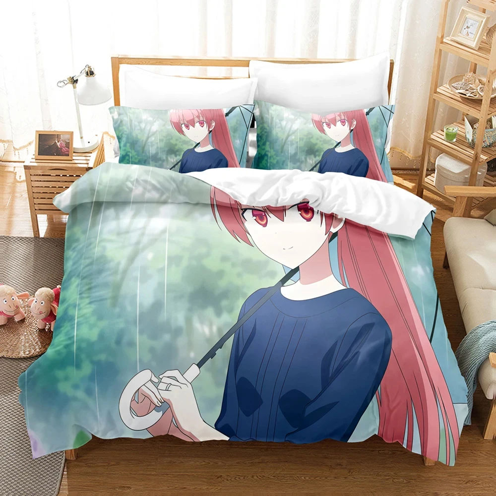 Anime TONIKAWA Fly Me to the Moon Bedding Set,Duvet Cover Bed Set Quilt Cover Pillowcase,King Queen Twin Size Boys Girls Adults