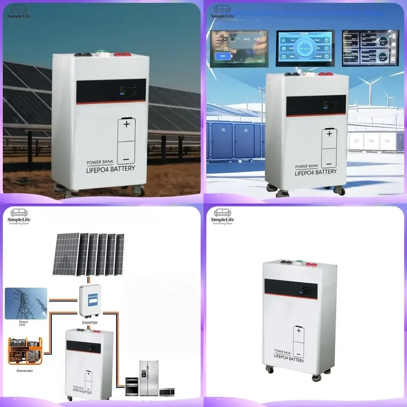 15kWh LiFePO4 Solar Battery Home Energy Storage System Lithium Iron Phosphate Power Wall for Off Grid PV Generator Inverter