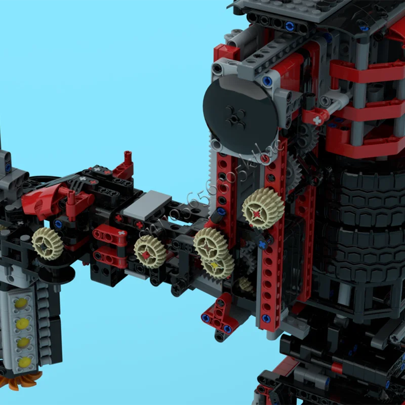 جديد 4056 أجزاء كبيرة تكنيك الميكانيكية المحارب من مجموعة التضاريس الخام بنة نموذج الأطفال الجمعية عرض لعبة الهدايا